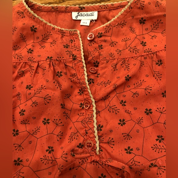 Girl’s Jacadi top, size 10a - Picture 3 of 3